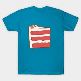 Red Velvet Cake Slice T-Shirt